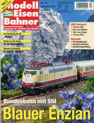Modelleisenbahner, Nr.12/2013. (Umschlag)