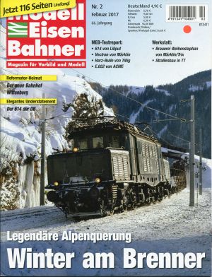 Modelleisenbahner, Nr. 2/2017. (Umschlag)