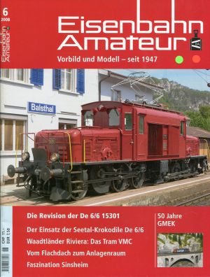 Eisenbahn-Amateur, Nr. 6/2008. (Umschlag)