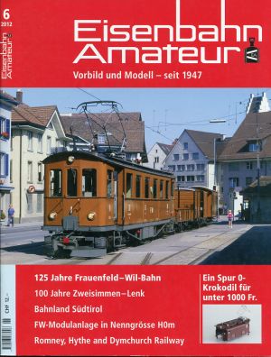 Eisenbahn-Amateur, Nr. 6/2012. (Umschlag)