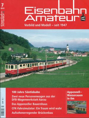 Eisenbahn-Amateur, Nr. 7/2012. (Umschlag)