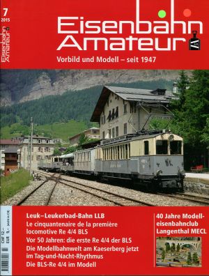 Eisenbahn-Amateur, Nr. 7/2015. (Umschlag)
