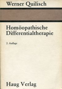 Quilisch, Homöopathische Differentialtherapie. (Umschlag)