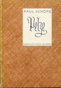 Schöps, Pelze. (Umschlag)