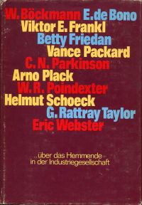 Hemmende Strukturen in der heutigen in der heutigen Industriegesellschaft. (Umschlag)