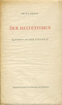 Ernst, Der Helvetismus. (Umschlag)