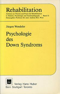 Wendeler, Psychologie des Down Syndroms. (Umschlag)