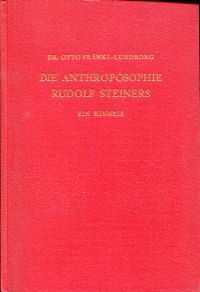 Fränkl-Lundborg, Die Anthroposophie Rudolf Steiners. (Umschlag)