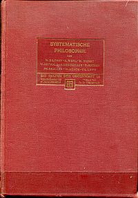 Dilthey, Systematische Philosophie. (Umschlag)