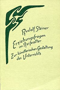 Steiner, Erziehungsfragen im Reifealter. (Umschlag)