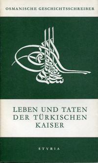 Leben und Taten der türkischen Kaiser. (Umschlag)