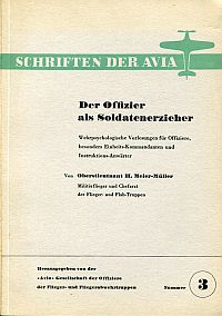 Meier-Müller, Der Offizier als Soldatenerzieher. (Umschlag)
