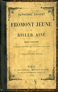 Daudet, Fromont jeune et Risler aîné. (Umschlag)