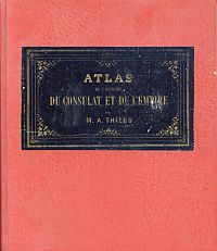 Thiers, Atlas de l'histoire du consulat et de l'Empire. (Umschlag)