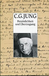 Jung, Persönlichkeit und Übertragung. (Umschlag)