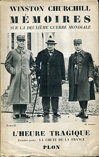 Churchill, L'heure tragique. (Umschlag)