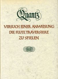 Quantz, Versuch einer Anweisung die flute traversière zu spielen. (Einband)