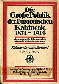 Zwischen den Balkankrisen 1909-1911. (Umschlag)