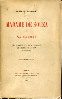 Maricourt, Madame de Souza et sa famille. (Umschlag)
