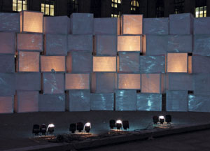 bildreich karten PK 489: polyball 2008 lichtinstallation.