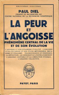 Diel, La peur et l'angoisse (Umschlag)