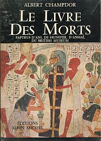 Champdor, Le livre des morts. (Umschlag)