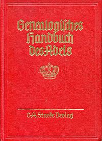 Hueck, Genealogisches Handbuch der fürstlichen Häuser. (Umschlag)