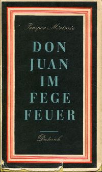 Mérimée, Don Juan im Fegefeuer und andere Novellen. (Umschlag)