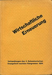 Wirtschaftliche Erneuerung. (Umschlag)