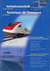 Verkehrstechnik in der Schweiz. (Umschlag)