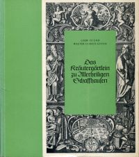 Guyan, Das Kräutergärtlein zu Allerheiligen Schaffhausen. (Umschlag)
