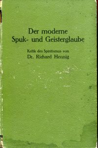Hennig, Der moderne Spuk- u. Geisterglaube. (Umschlag)