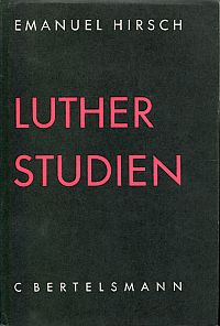 Hirsch, Lutherstudien. (Umschlag)
