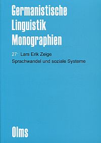 Zeige, Sprachwandel und soziale Systeme. (Umschlag)