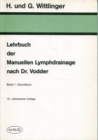 Wittlinger, Lehrbuch der manuellen Lymphdrainage nach Dr. Vodder. (Umschlag)