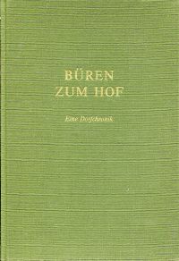 Schmalz, Büren zum Hof. (Umschlag)