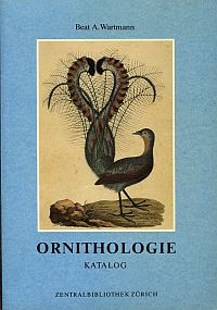 Wartmann, Ornithologie. (Umschlag)