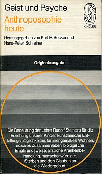 Becker, Anthroposophie heute. (Umschlag)