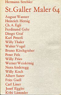 Strehler, St. Galler Maler 1964. (Umschlag)
