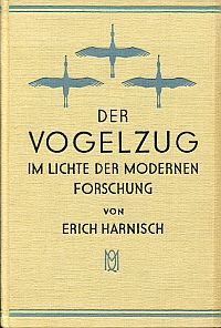 Harnisch, Der Vogelzug im Lichte der modernen Forschung. (Umschlag)