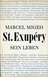 Migeo, Saint-Exupéry. (Umschlag)