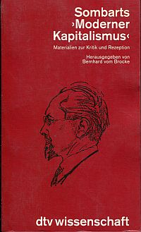 Brocke, Sombarts "Moderner Kapitalismus". (Umschlag)