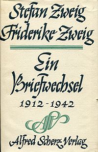 Zweig, Ein Briefwechsel 1912-1942. (Umschlag)