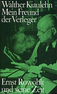 Kiaulehn, Mein Freund der Verleger. (Umschlag)