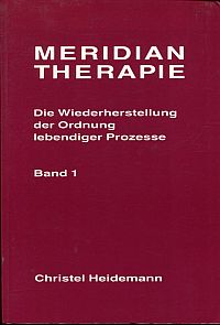 Heidemann, Meridiantherapie. (Umschlag)