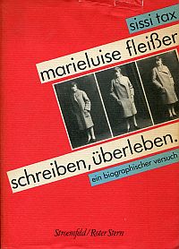 Tax, Marieluise Fleißer. (Umschlag)
