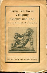 Graber, Zeugung, Geburt und Tod. (Umschlag)