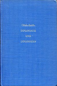 Zechlin, Diplomatie und Diplomaten. (Umschlag)