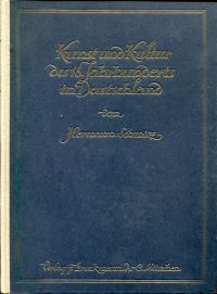Schmitz, Kunst und Kultur des 18. Jahrhunderts in Deutschland. (Umschlag)