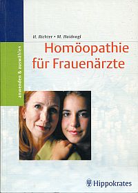 Richter, Homöopathie für Frauenärzte. (Umschlag)